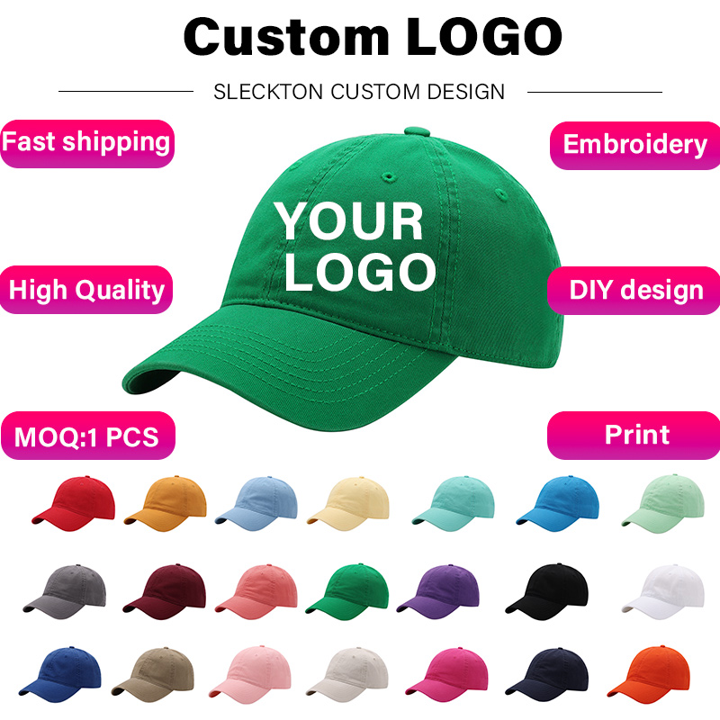 Women Fashion Logo Design - SLECKTON Benutzerdefinierte Baseballkappe Mode Brief Stickerei