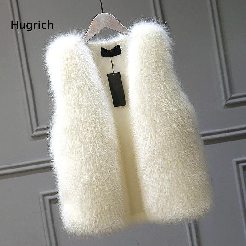 Women'S Fashion Gilet - Damen Kunstpelzweste Ärmellos Flauschig Warm Wintermantel