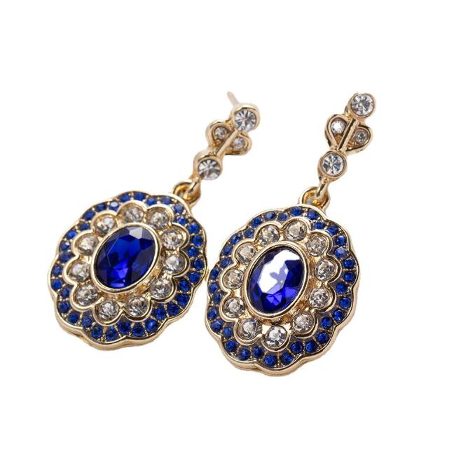 Women'S Fashion London - Luckyshine Ovale London Blue Topas Kubikzirkonia