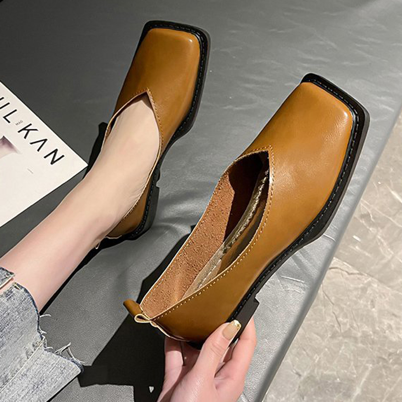 Women'S Fashion Footwear - Römische Damen-Pumps mit niedrigem Absatz, flache