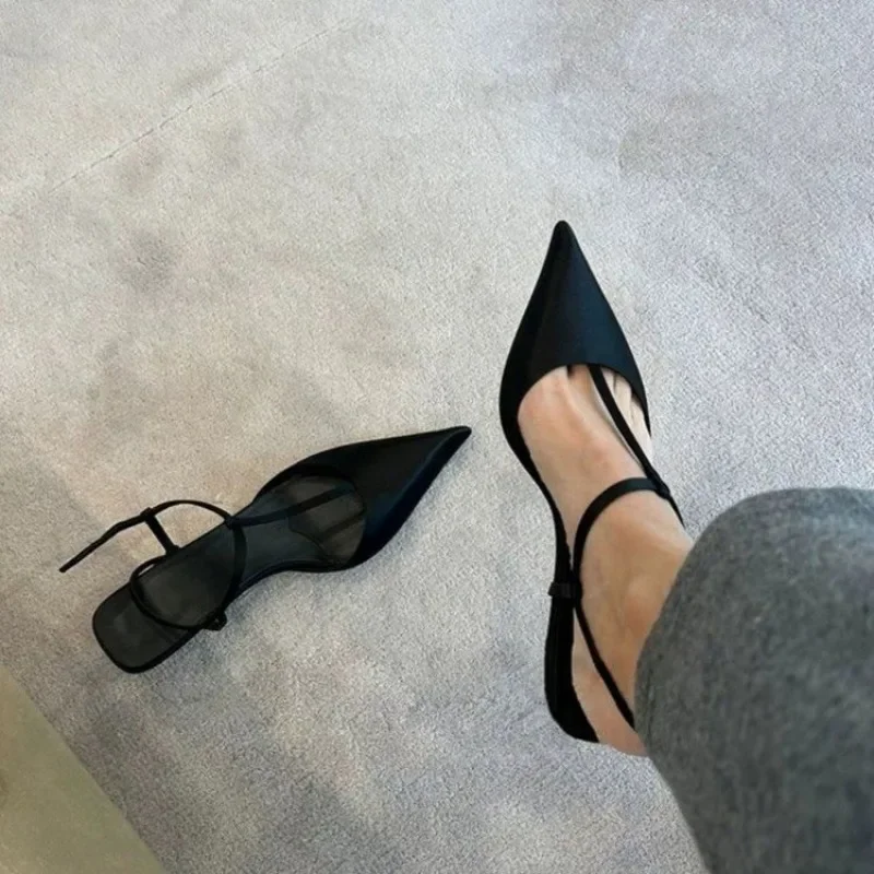Women Fashion Heels - Schuhe für Damen, sexy, spitze Zehen-Damensandalen,