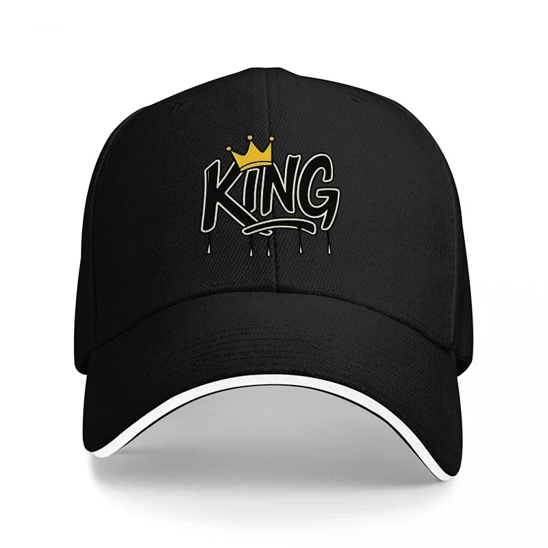 Women Fashion Logo Design - Neue Baseballkappe mit KING Crown-Logo, schwarz,