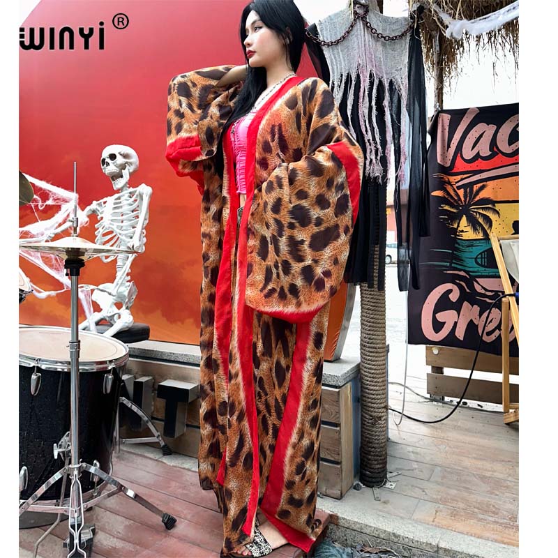2023 Winyi Leoparden muster Se – Women'S Fashion Kimono Bewertung und Preis