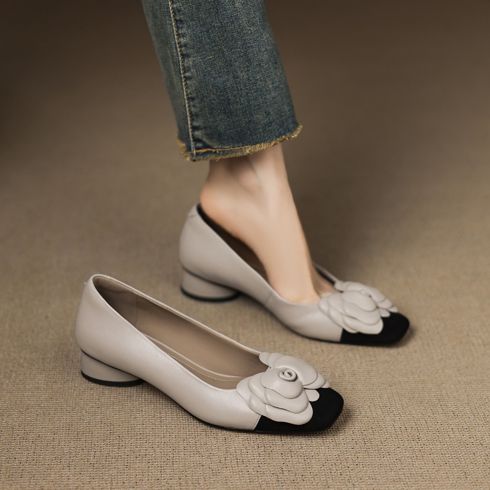 Mode Blume Einzelnen Schuhe He – Women Fashion Heels Bewertung und Preis
