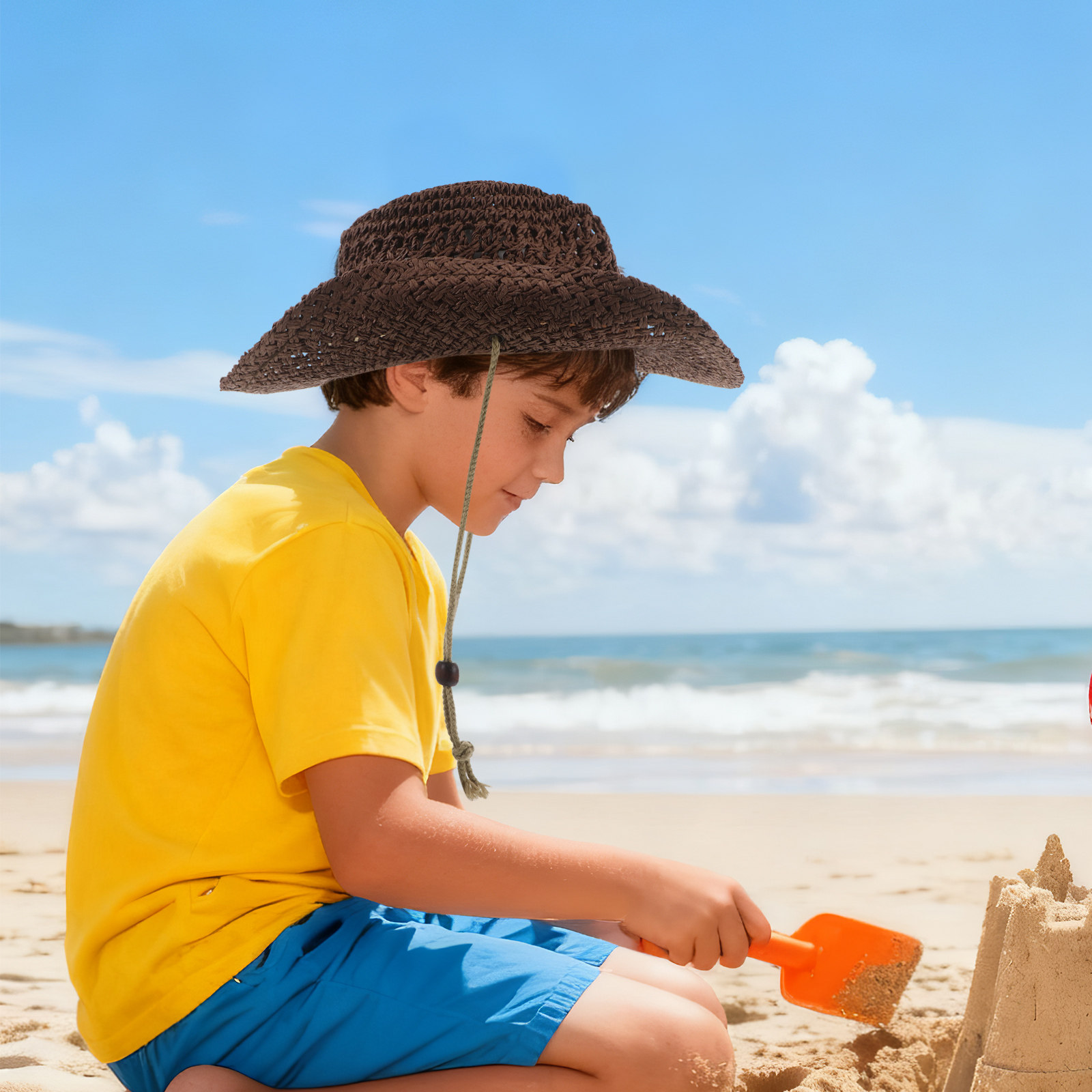 Kinder-Stroh-Cowboyhut im West – Straw Hat Summer Bewertung und Preis