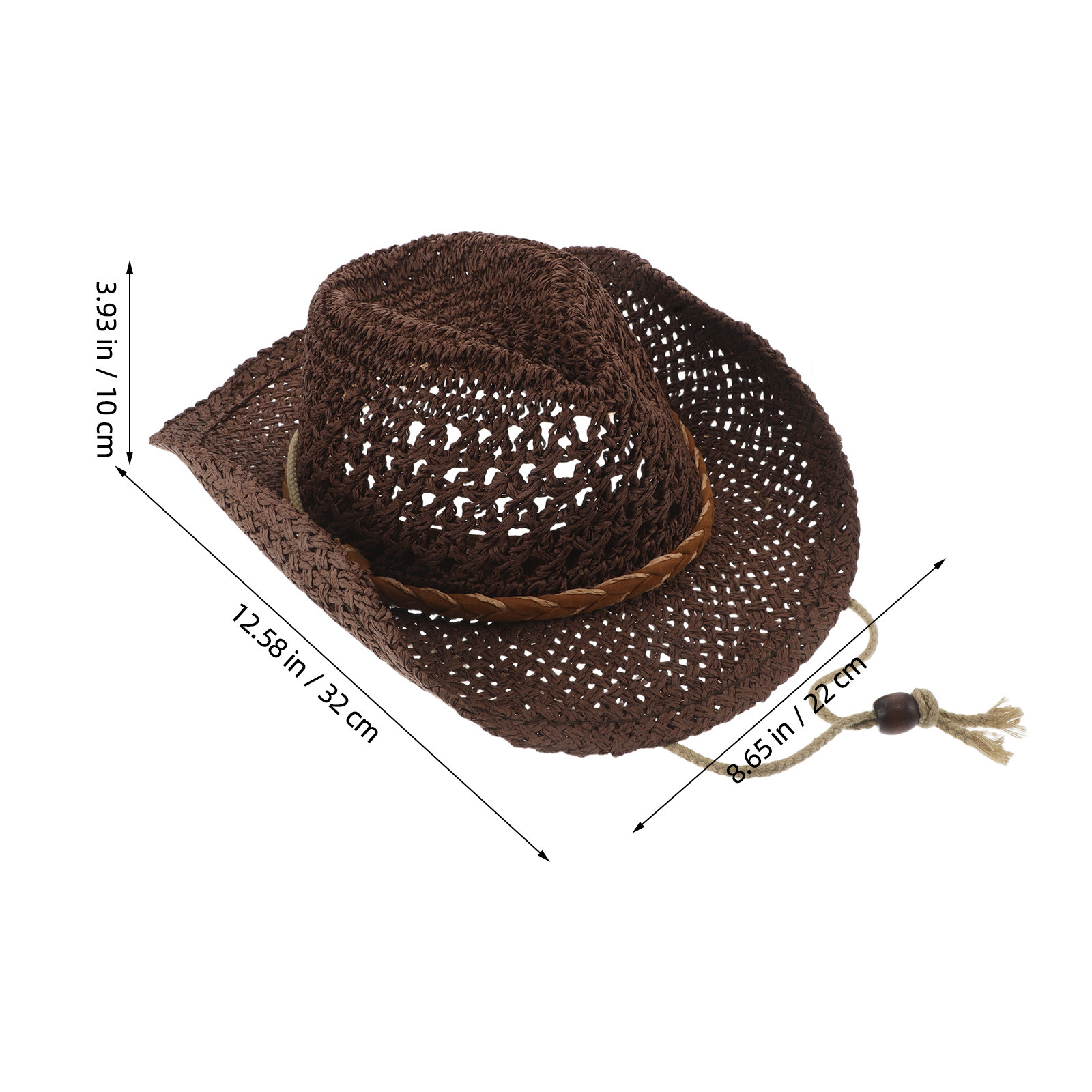 Kinder-Stroh-Cowboyhut im West – Straw Hat Summer Bewertung und Preis