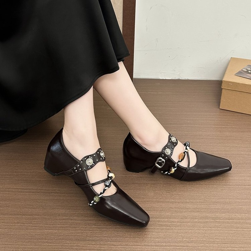 Neue Retro Mary Jane Schuhe fü – Women'S Fashion Footwear Bewertung und Preis