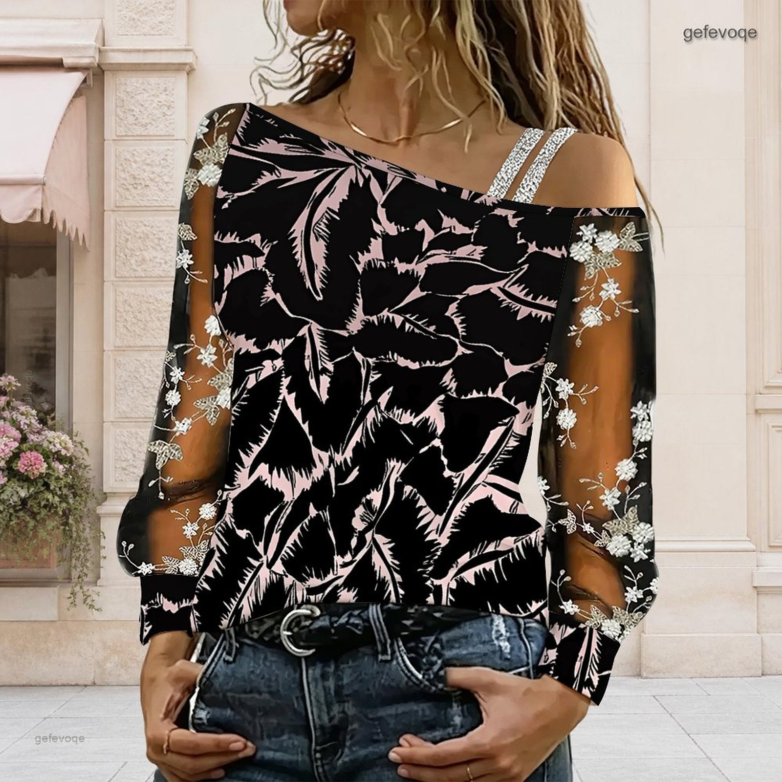 Damen Off-Shoulder Bluse Asymm – Asymmetric Top Women Bewertung und Preis