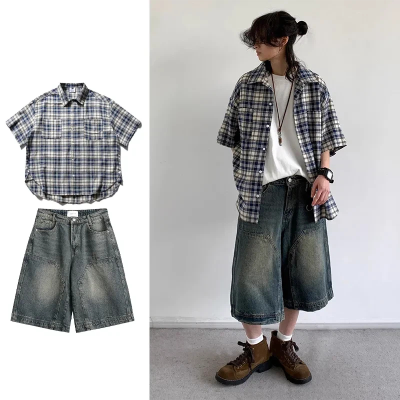 Japanischer Jugendstil für Män – Denim Shorts Women Bewertung und Preis