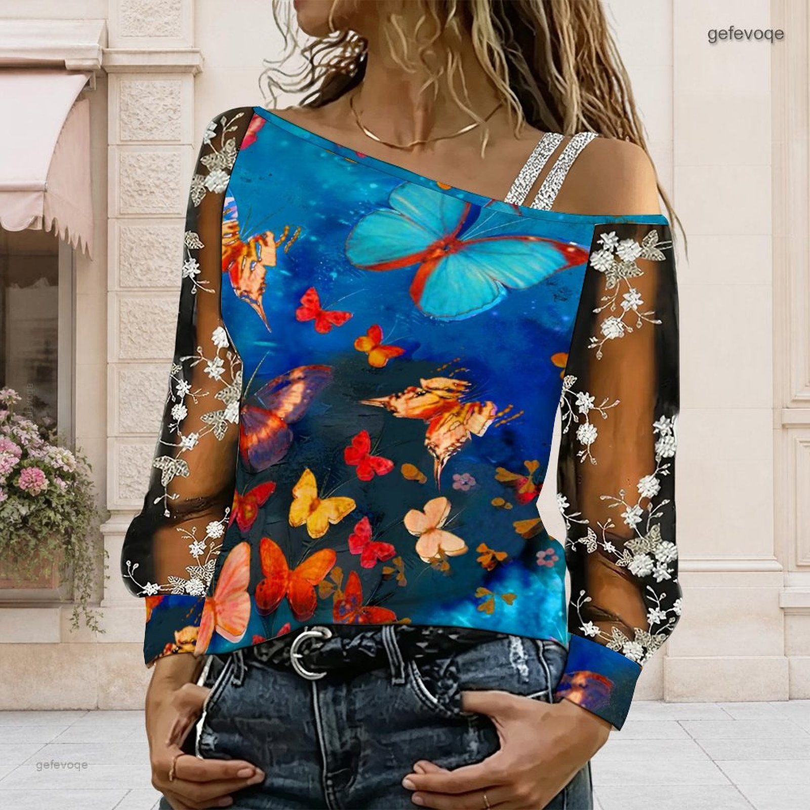 Damen Off-Shoulder Bluse Asymm – Asymmetric Top Women Bewertung und Preis