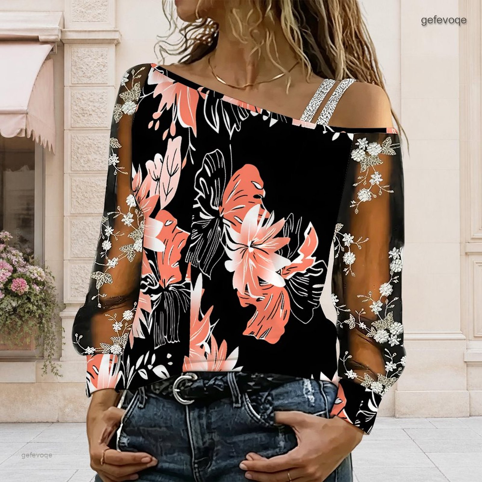 Damen Off-Shoulder Bluse Asymm – Asymmetric Top Women Bewertung und Preis