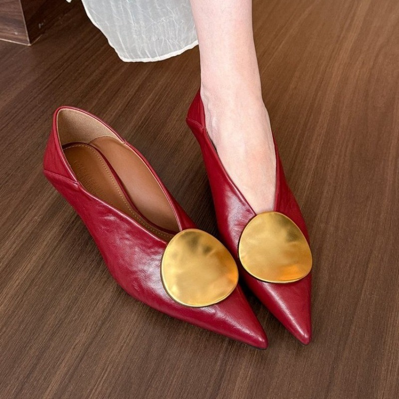 2025 frühling Sommer Spitz Sch – Women'S Fashion Footwear Bewertung und Preis