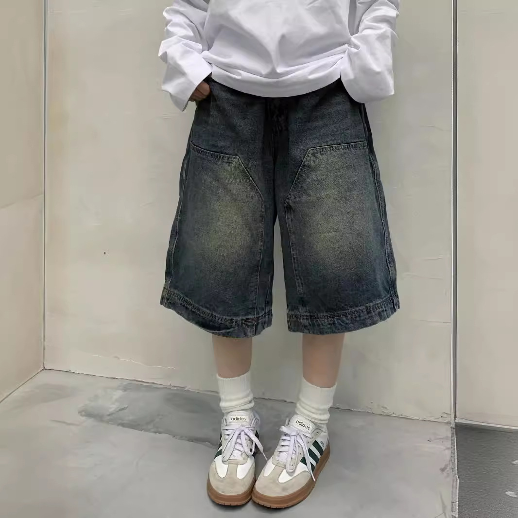 Frauen Y2K Vintage Baggy Jean  – Denim Shorts Women Bewertung und Preis