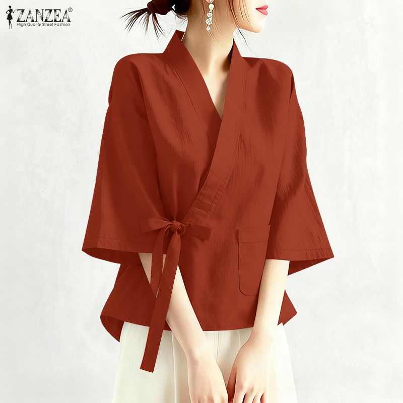 2026 ZANZEA Sommer Cross V-Aus – Women'S Fashion Kimono Bewertung und Preis