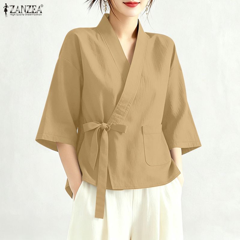 2026 ZANZEA Sommer Cross V-Aus – Women'S Fashion Kimono Bewertung und Preis