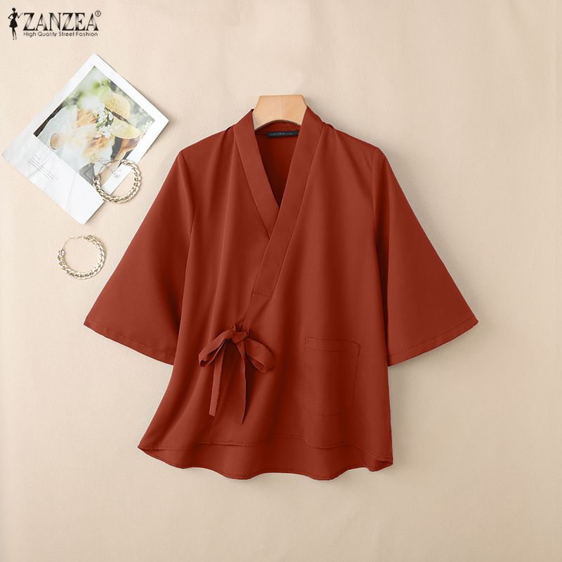 2026 ZANZEA Sommer Cross V-Aus – Women'S Fashion Kimono Bewertung und Preis