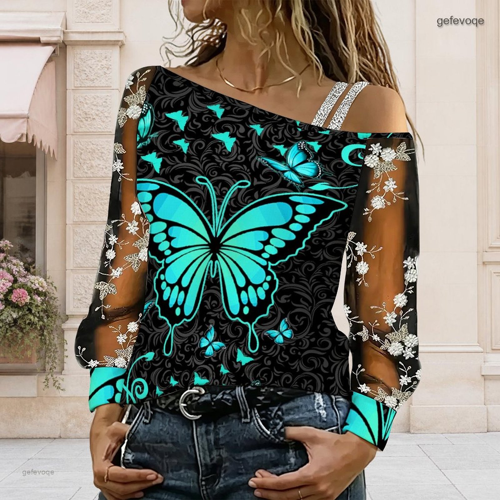 Damen Off-Shoulder Bluse Asymm – Asymmetric Top Women Bewertung und Preis