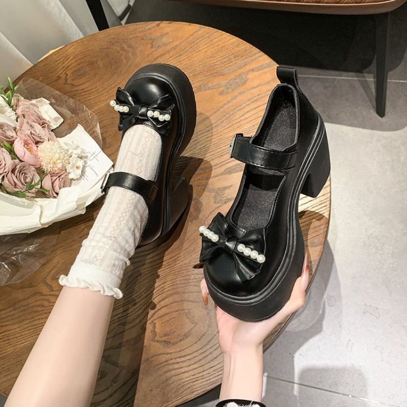 2026 Lolita Schuhe Schwarz Sup – Women Fashion Heels Bewertung und Preis