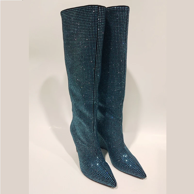 2022 neue Winter Strass Leder  – Women'S Fashion Show 2022 Bewertung und Preis