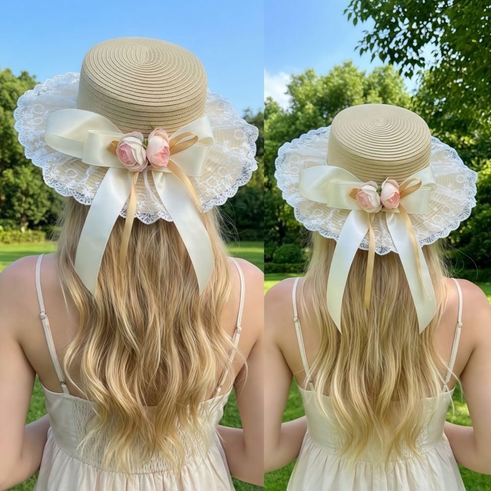 Sommer-Sonnenhut im Lolita-Sti – Straw Hat Summer Bewertung und Preis