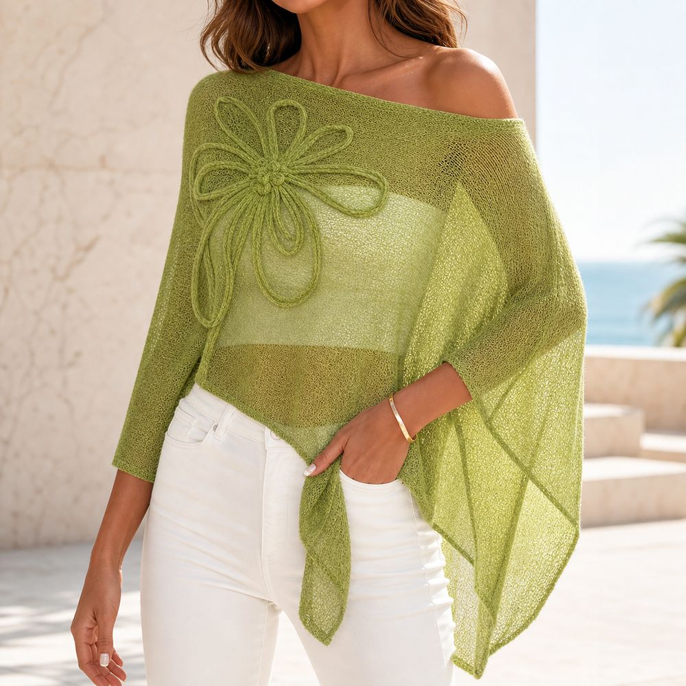 Schulterfreie Poncho-Tops mit  – Asymmetric Top Women Bewertung und Preis