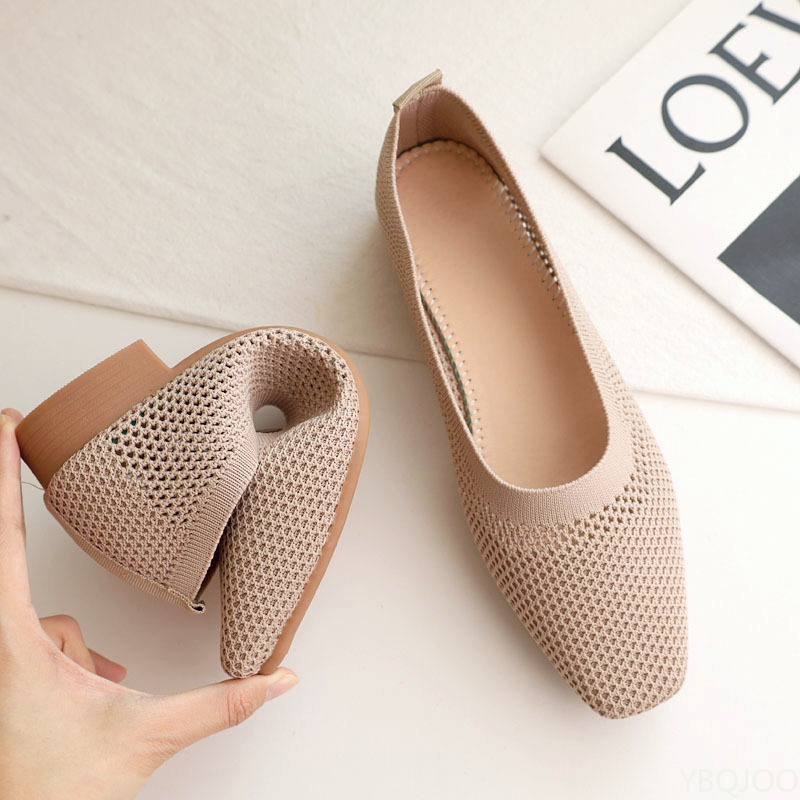 Damenschuhe mit quadratischem  – Women Fashion Heels Bewertung und Preis