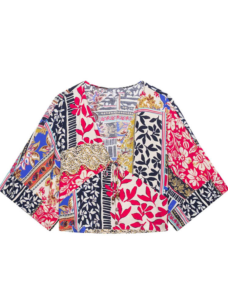 Zevity Frauen Mode V Tuch Patc – Women'S Fashion Kimono Bewertung und Preis