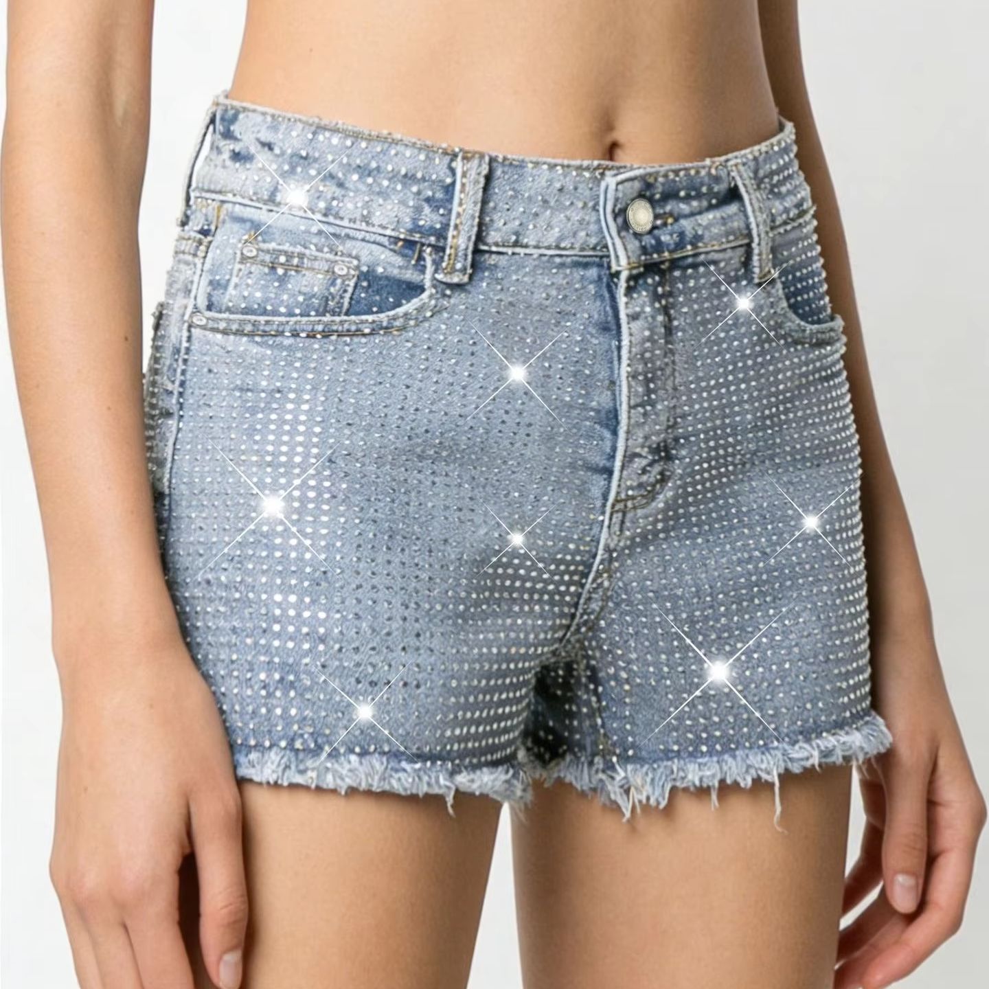 2026 Neue Vollbesetzte Elastis – Denim Shorts Women Bewertung und Preis