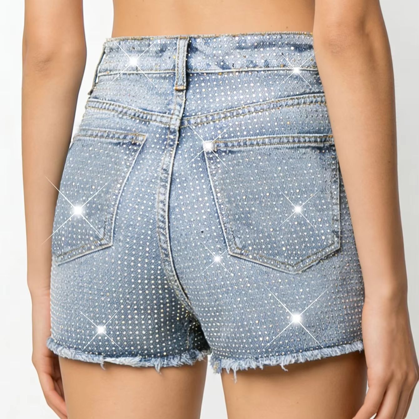 2026 Neue Vollbesetzte Elastis – Denim Shorts Women Bewertung und Preis