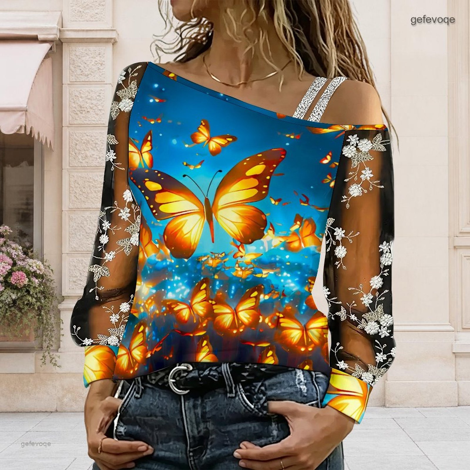 Damen Off-Shoulder Bluse Asymm – Asymmetric Top Women Bewertung und Preis