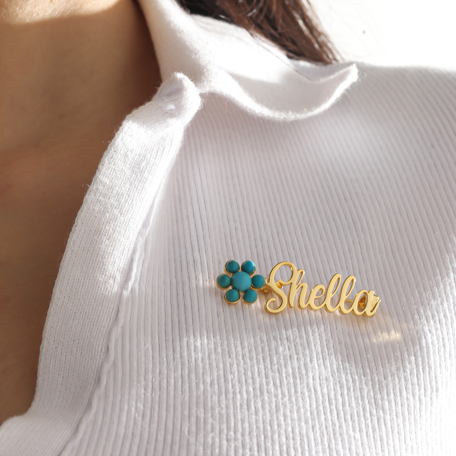 Personalisierte Namensbrosche  – Women Fashion Dress Names Bewertung und Preis