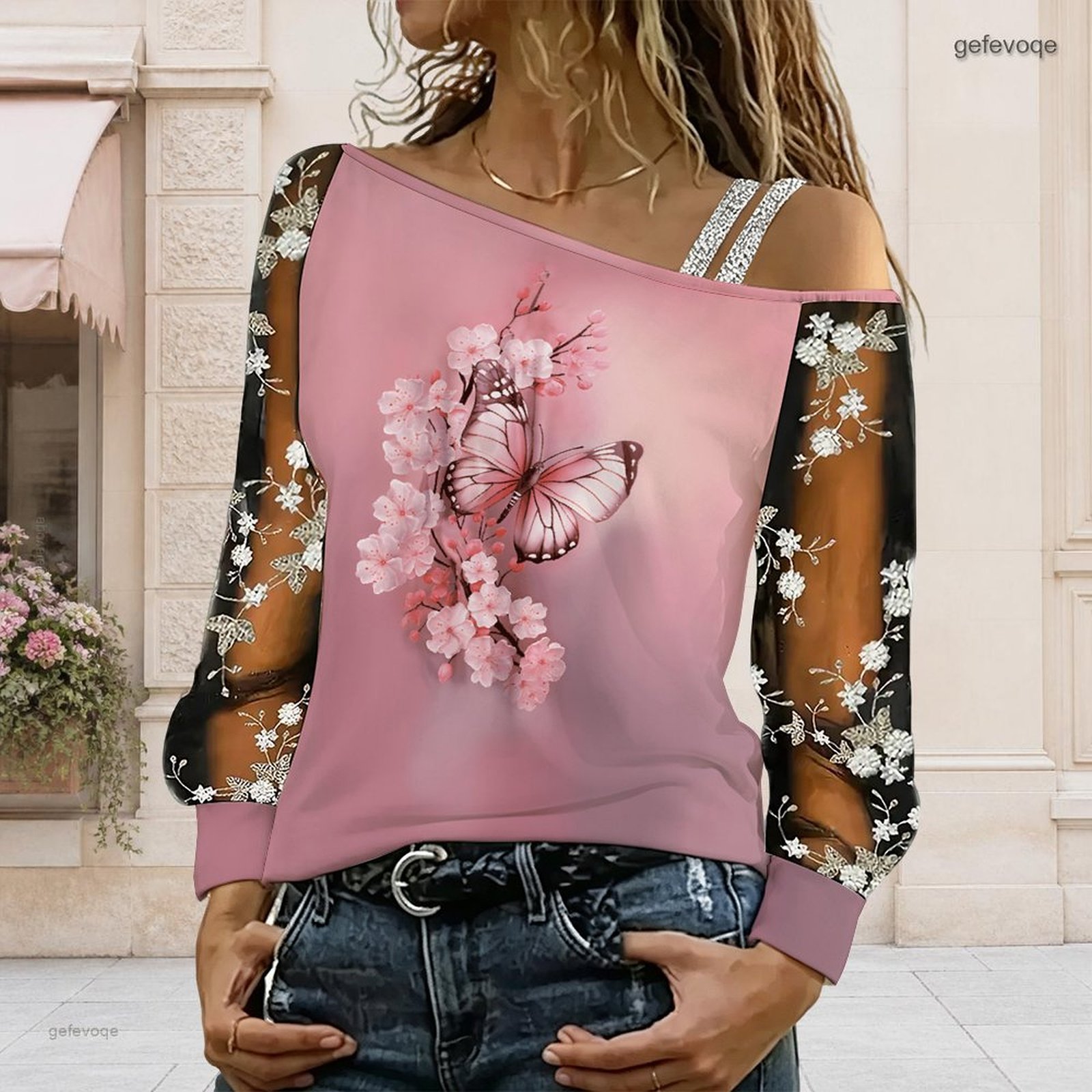 Damen Off-Shoulder Bluse Asymm – Asymmetric Top Women Bewertung und Preis