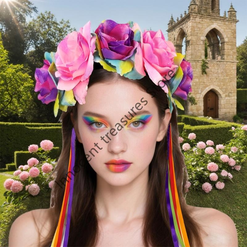 3xua florales Haarband Regenbo – Women'S Fashion Show Bewertung und Preis
