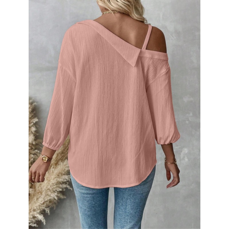 Plus Größe 1XL-5XL Frauen Blus – Asymmetric Top Women Bewertung und Preis
