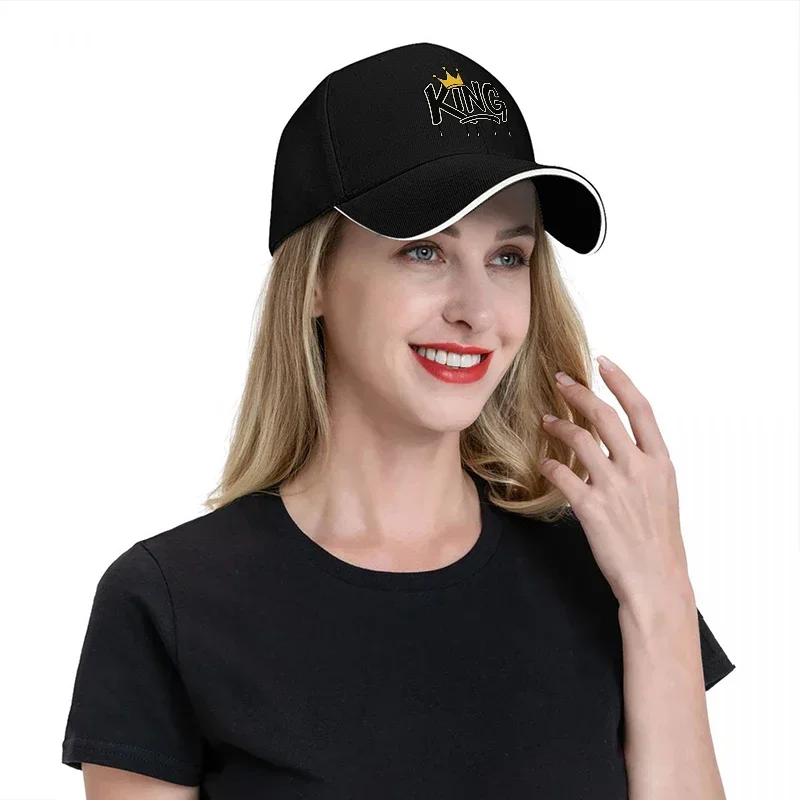 Neue Baseballkappe mit KING Cr – Women Fashion Logo Design Bewertung und Preis