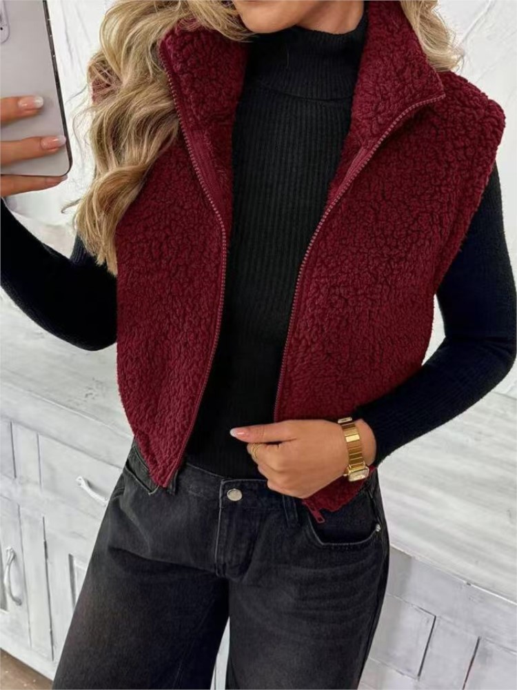 Damen Plüschweste, Herbstmode, – Women'S Fashion Gilet Bewertung und Preis
