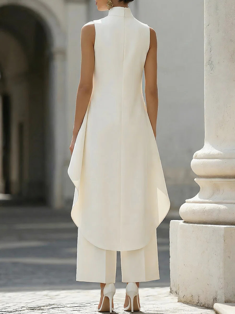 Damen Zweiteiler in Unifarbe Ä – Asymmetric Top Women Bewertung und Preis