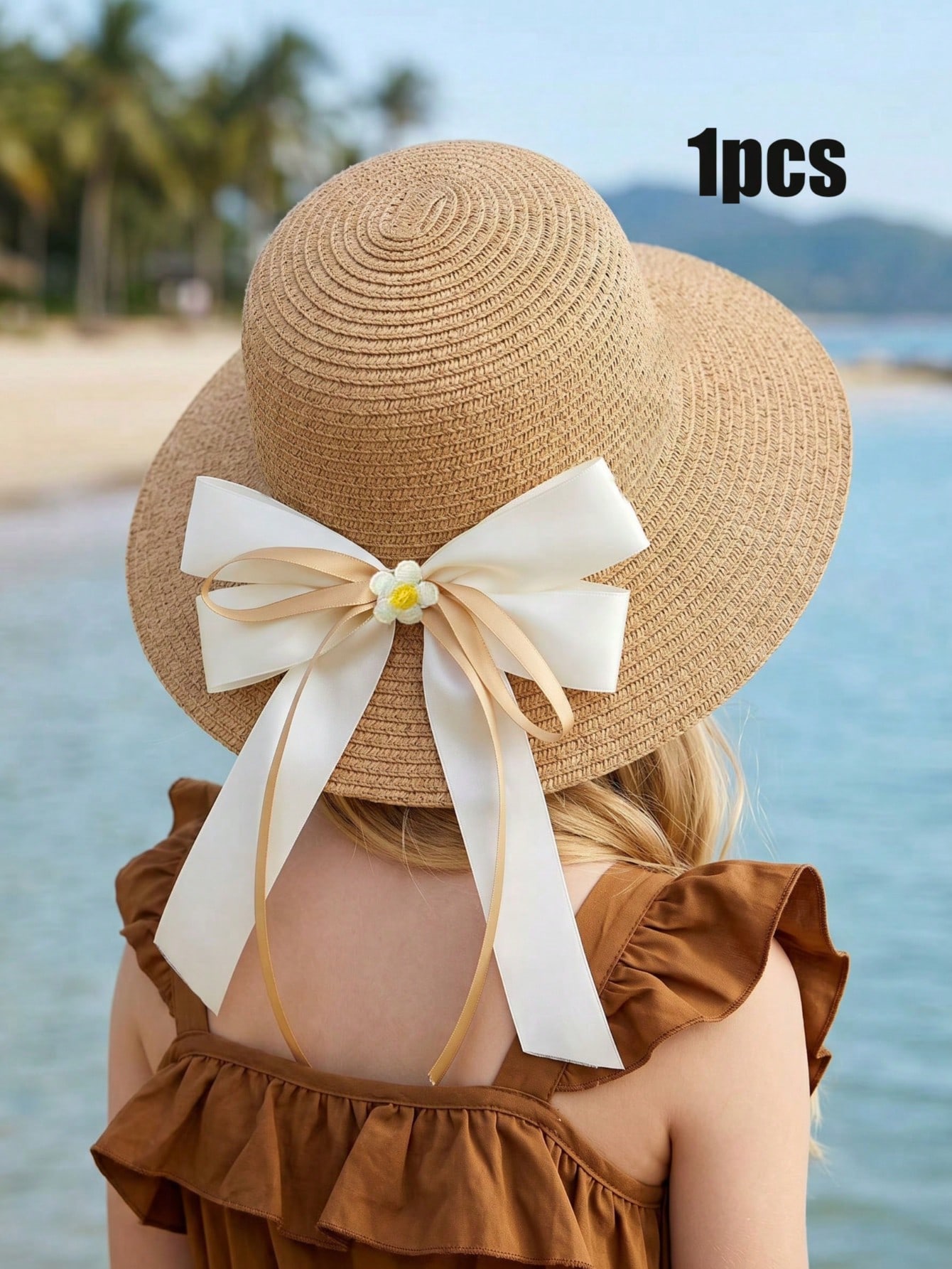 1 Stück 3-8 Jahre Mädchen Kaff – Straw Hat Summer Bewertung und Preis